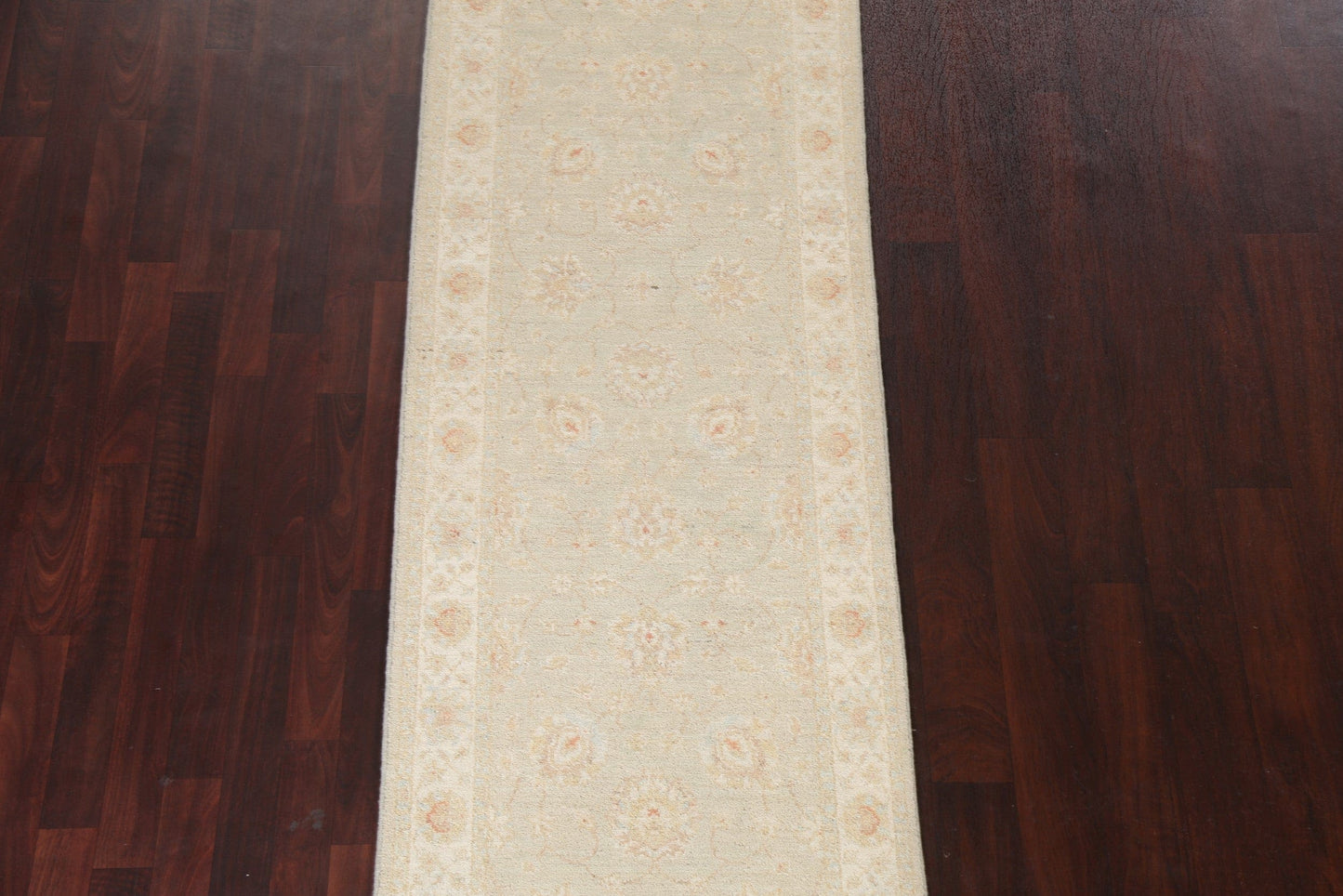 Vegetable Dye Peshawar Chobi Oriental Runner Rug 3x10