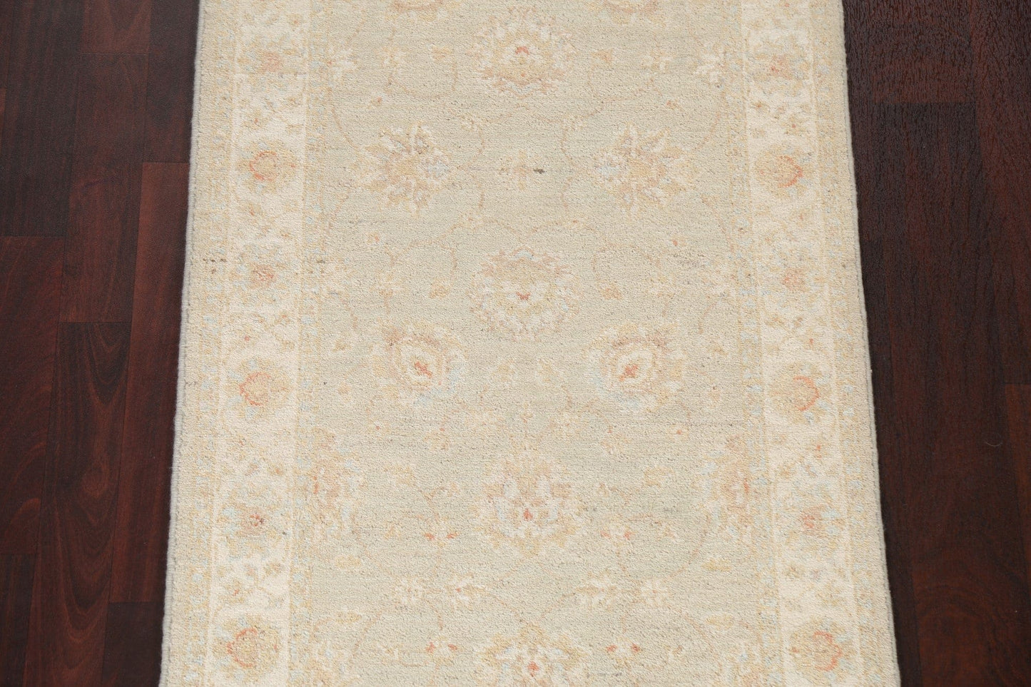 Vegetable Dye Peshawar Chobi Oriental Runner Rug 3x10