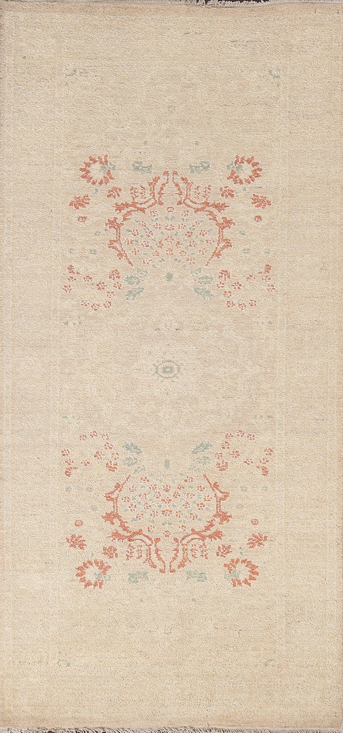 Vegetable Dye Peshawar Chobi Oriental Runner Rug 3x7