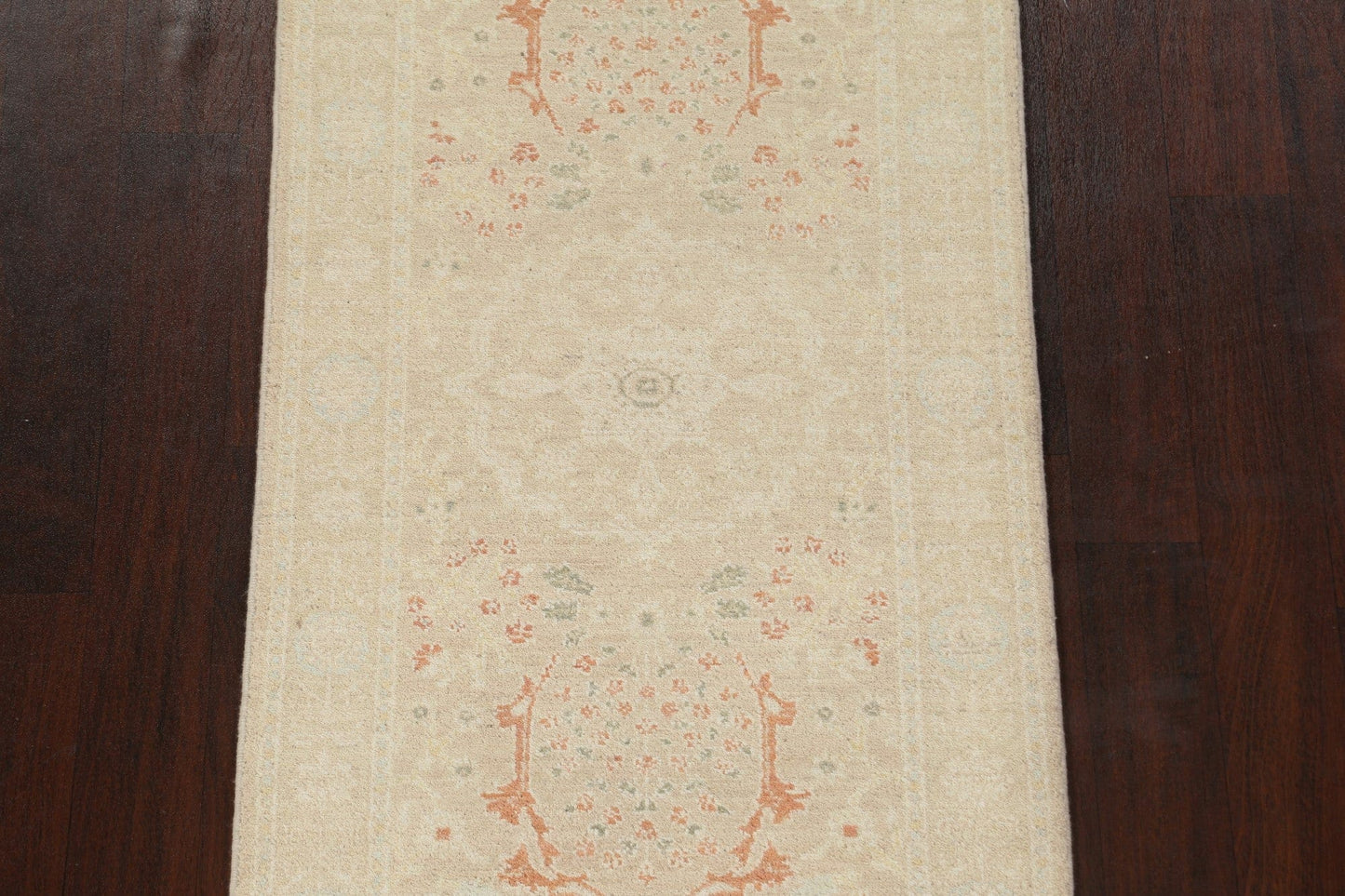 Vegetable Dye Peshawar Chobi Oriental Runner Rug 3x10