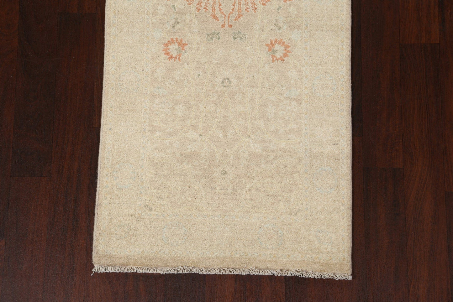 Vegetable Dye Peshawar Chobi Oriental Runner Rug 3x10