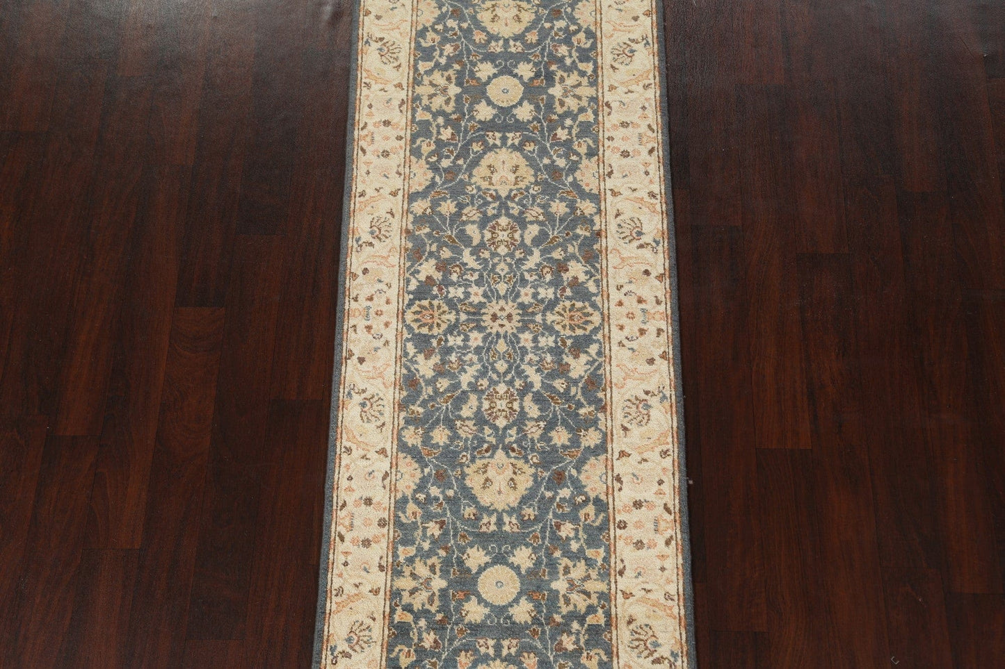 Vegetable Dye Peshawar Chobi Oriental Runner Rug 3x8