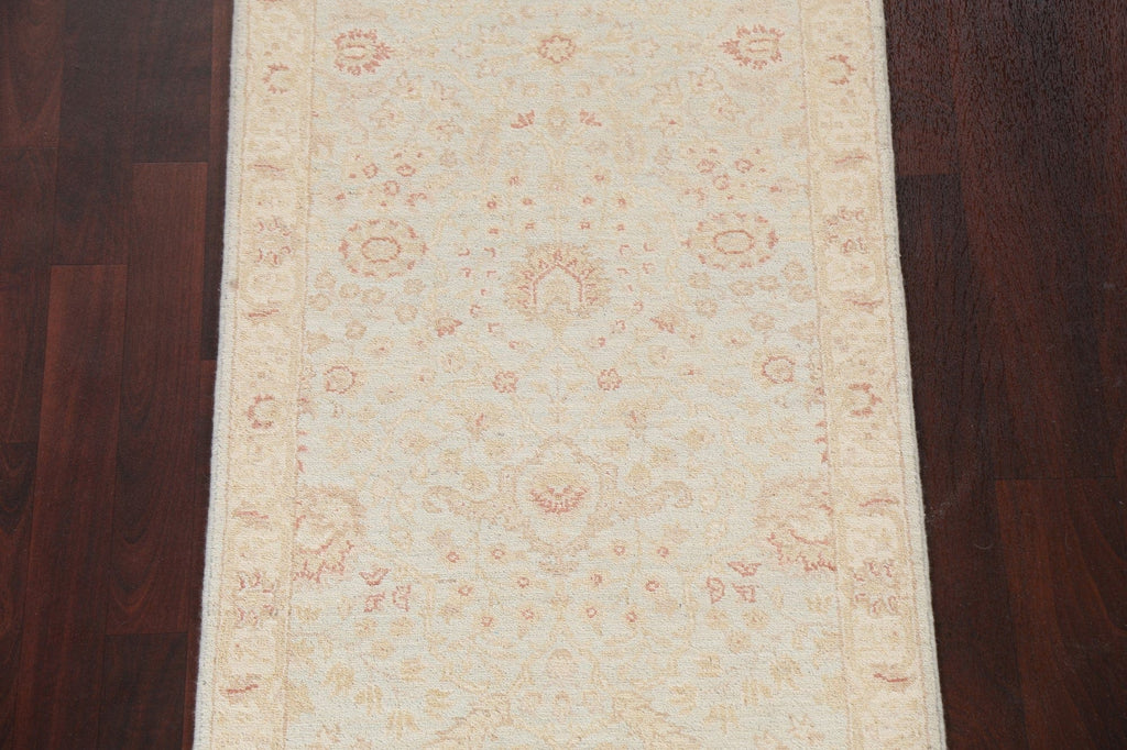 Vegetable Dye Peshawar Chobi Oriental Runner Rug 3x10