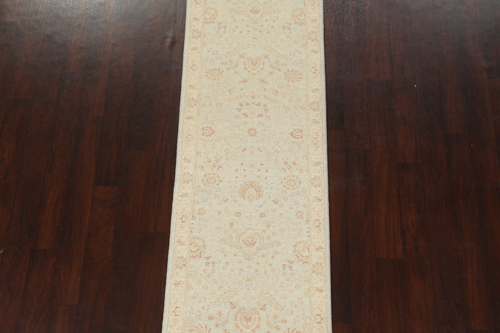 Vegetable Dye Peshawar Chobi Oriental Runner Rug 3x10