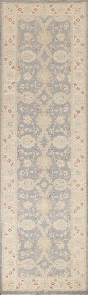 Vegetable Dye Peshawar Chobi Oriental Runner Rug 3x10