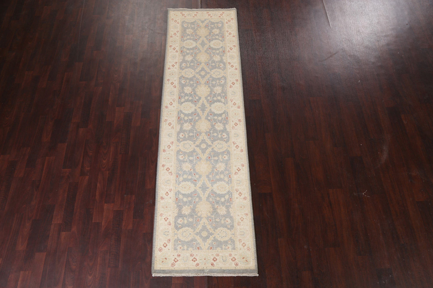 Vegetable Dye Peshawar Chobi Oriental Runner Rug 3x10