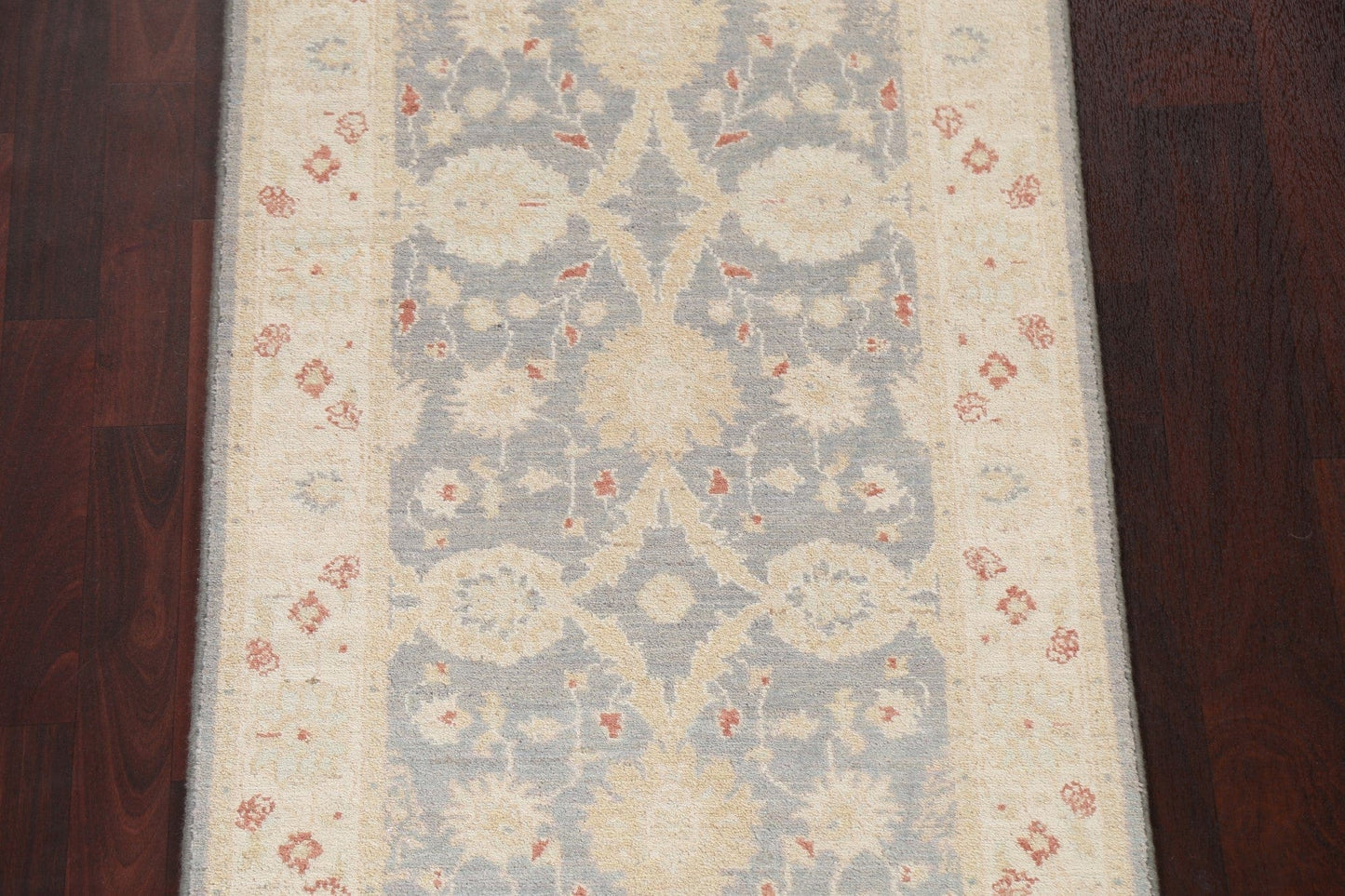 Vegetable Dye Peshawar Chobi Oriental Runner Rug 3x10