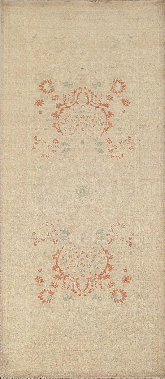 Vegetable Dye Peshawar Chobi Oriental Area Rug 3x6