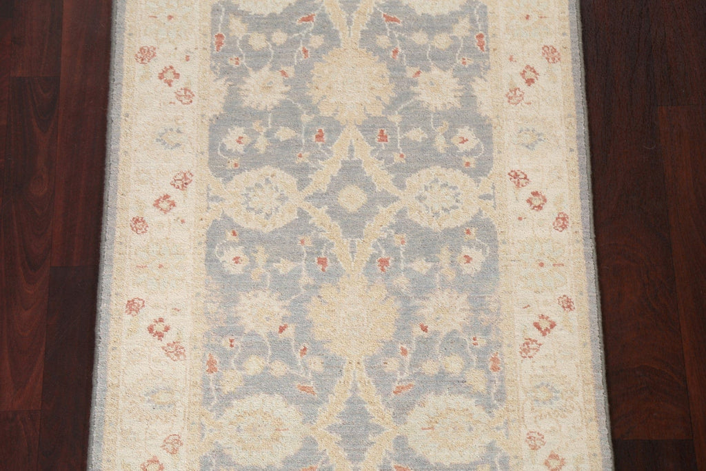 Vegetable Dye Peshawar Chobi Oriental Runner Rug 3x10