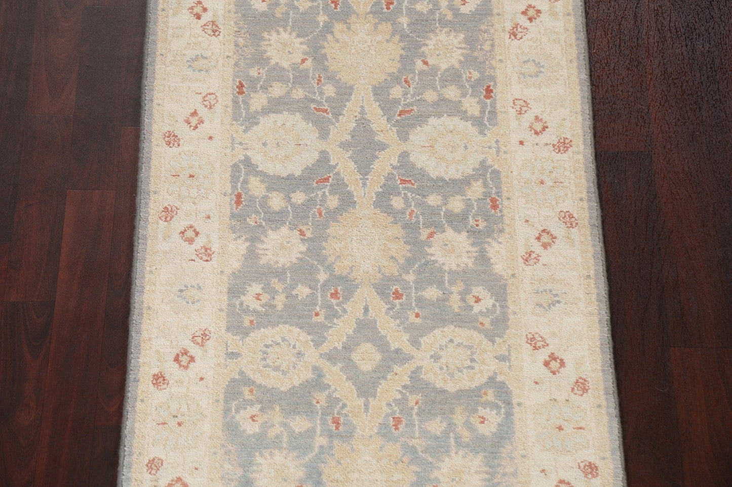 Vegetable Dye Peshawar Chobi Oriental Runner Rug 3x10