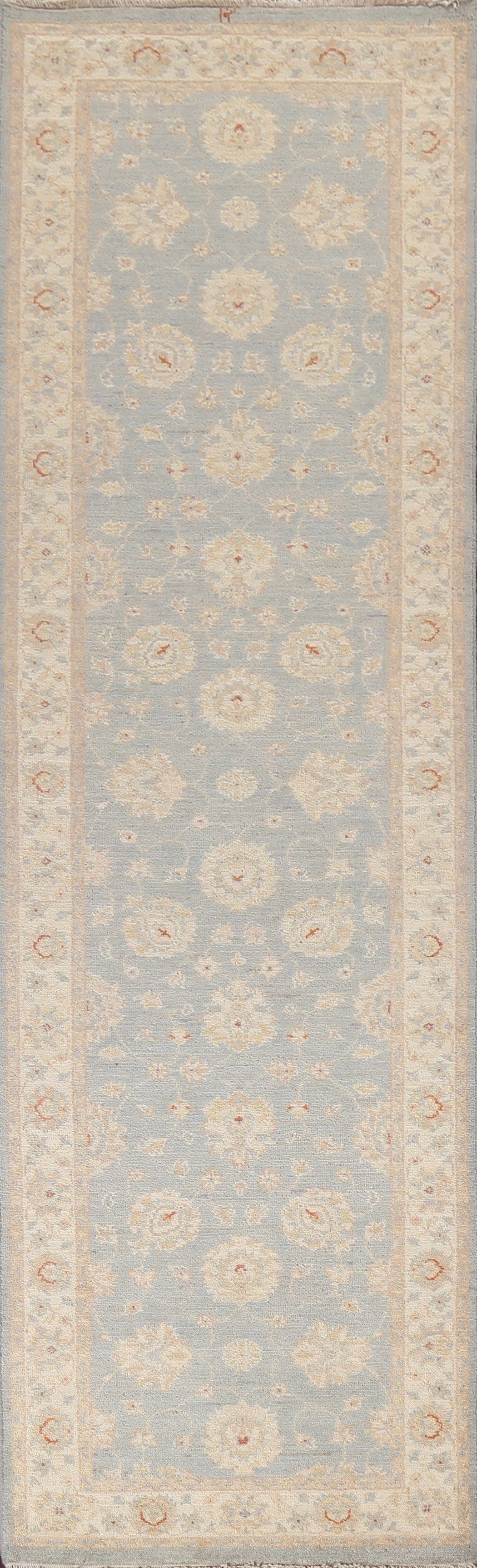 Vegetable Dye Peshawar Chobi Oriental Runner Rug 3x10