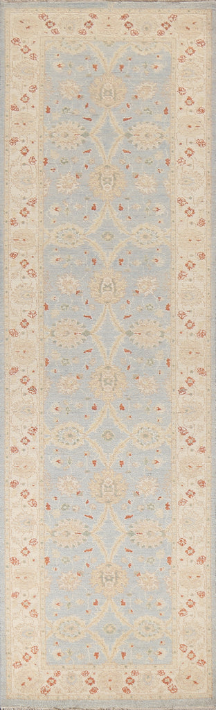 Vegetable Dye Peshawar Chobi Oriental Runner Rug 3x10