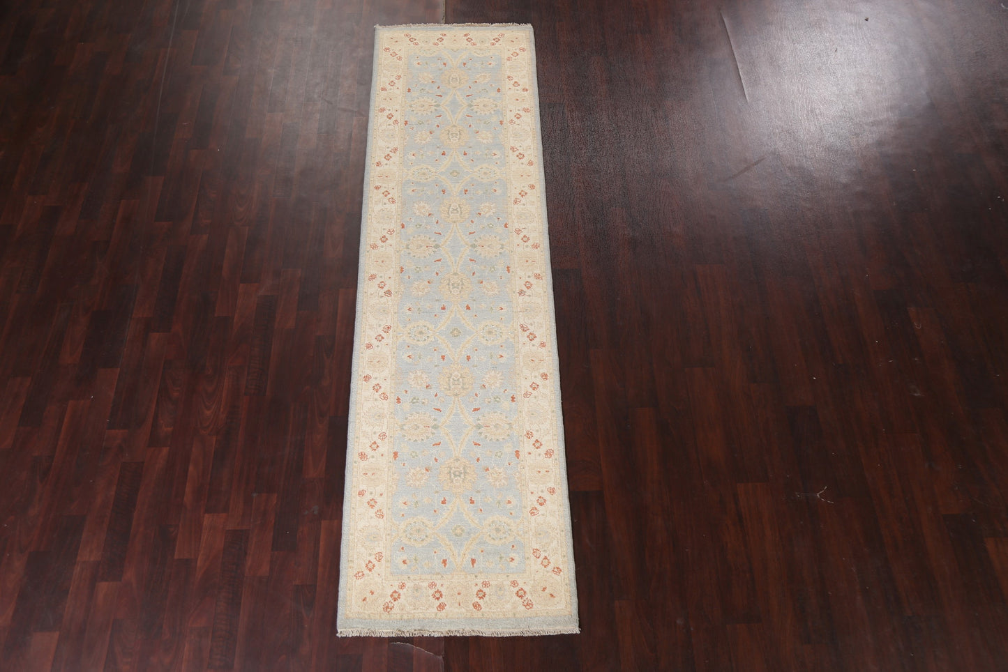 Vegetable Dye Peshawar Chobi Oriental Runner Rug 3x10