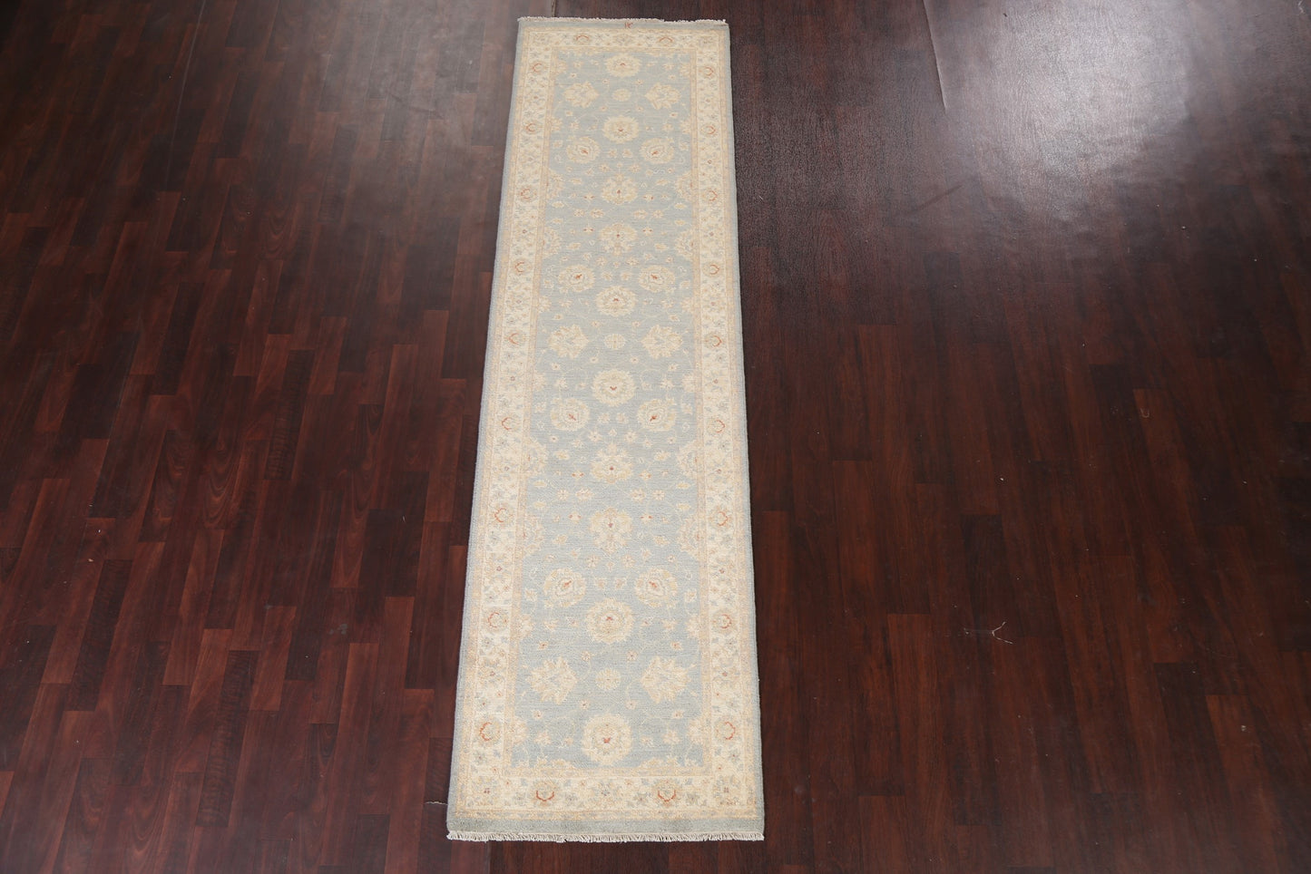 Vegetable Dye Peshawar Chobi Handmade Runner Rug 3x10