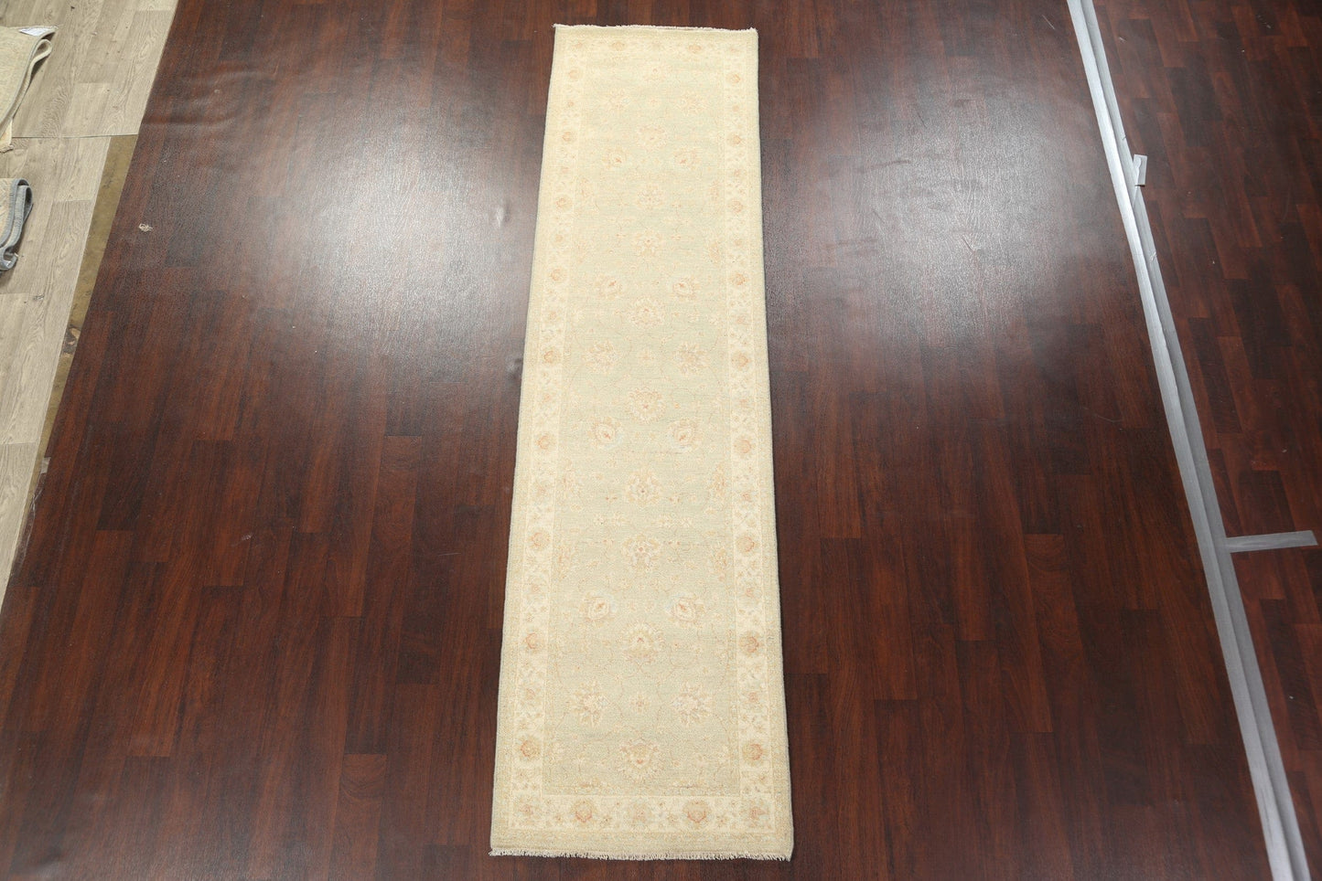 Vegetable Dye Peshawar Chobi Handmade Runner Rug 3x10