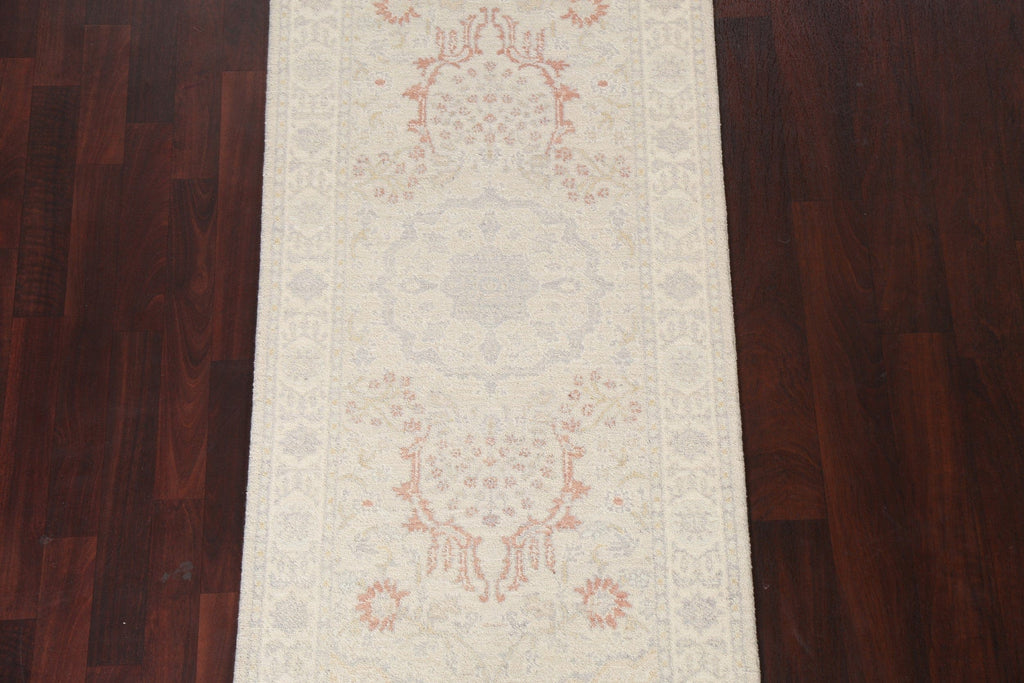 Vegetable Dye Peshawar Chobi Oriental Runner Rug 3x7