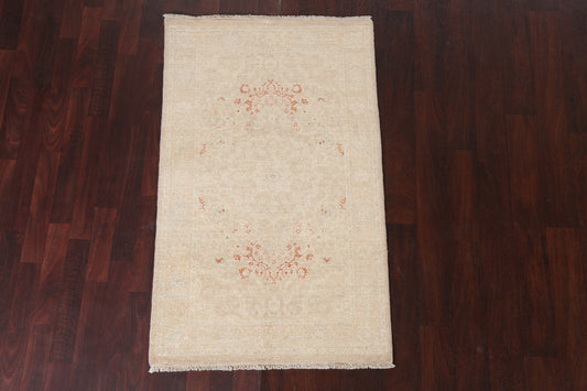 Vegetable Dye Peshawar Chobi Handmade Rug 3x5