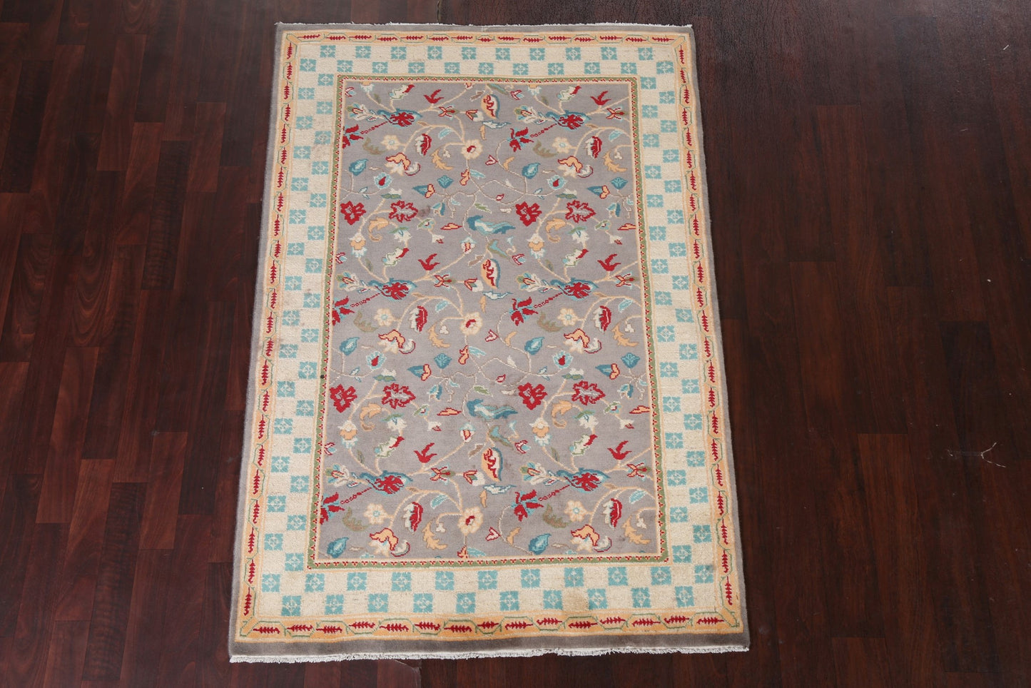 Vegetable Dye Ziegler Handmade Area Rug 4x6