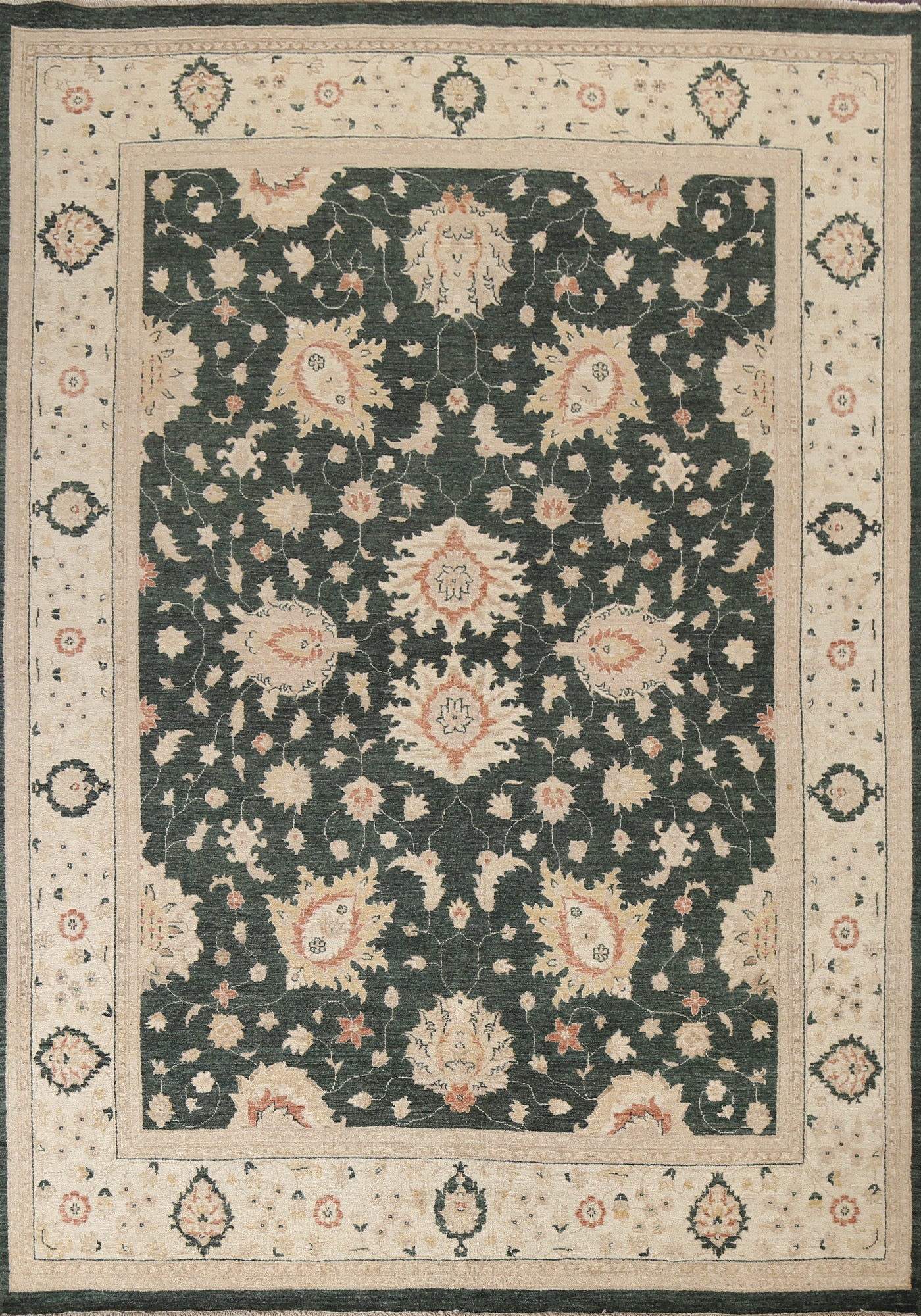 Vegetable Dye Peshawar Chobi Handmade Area Rug 8x10