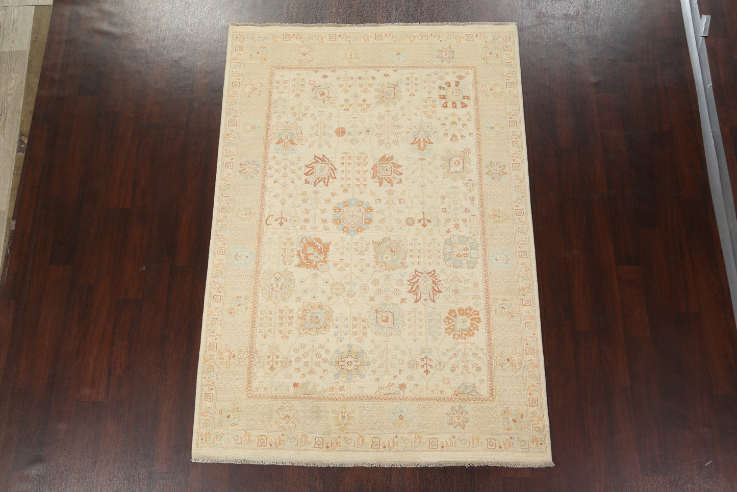 Vegetable Dye Peshawar Chobi Wool Area Rug 5x8