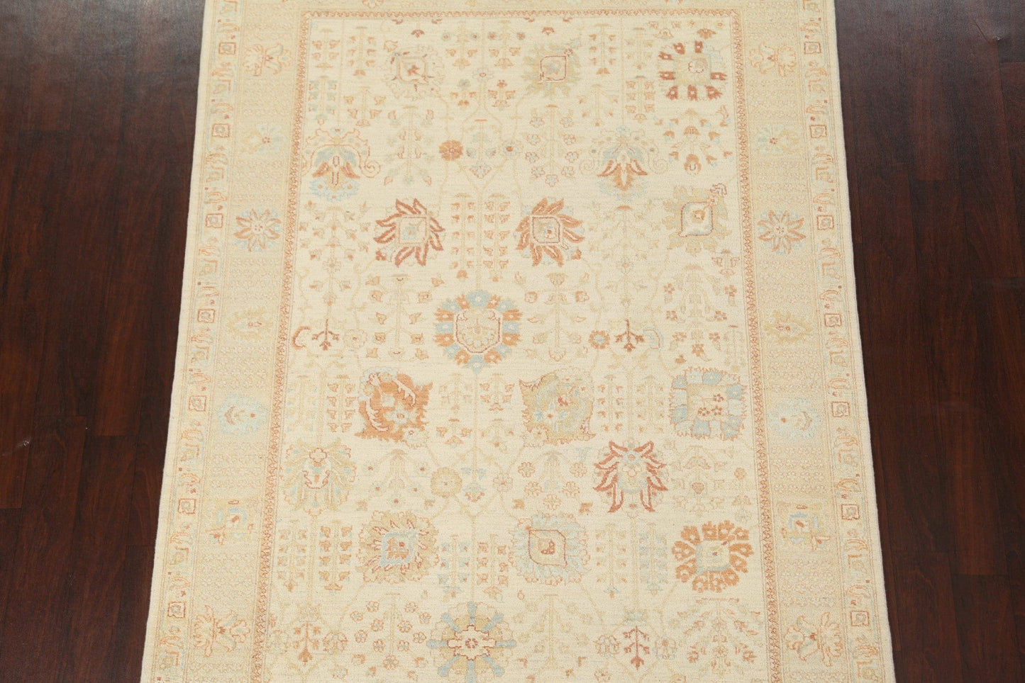 Vegetable Dye Peshawar Chobi Wool Area Rug 5x8