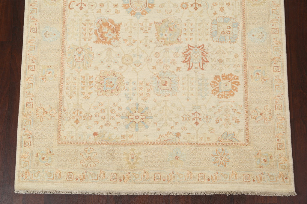 Vegetable Dye Peshawar Chobi Wool Area Rug 5x8