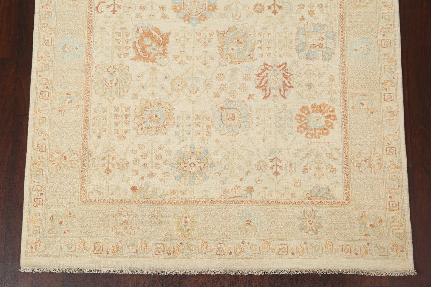 Vegetable Dye Peshawar Chobi Wool Area Rug 5x8