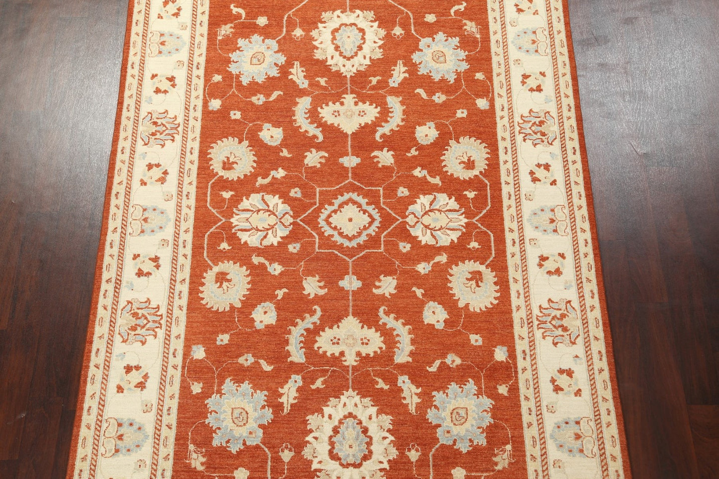 Vegetable Dye Peshawar Chobi Wool Area Rug 6x10