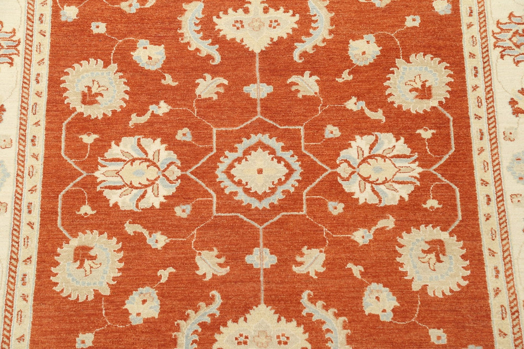 Vegetable Dye Peshawar Chobi Wool Area Rug 6x10