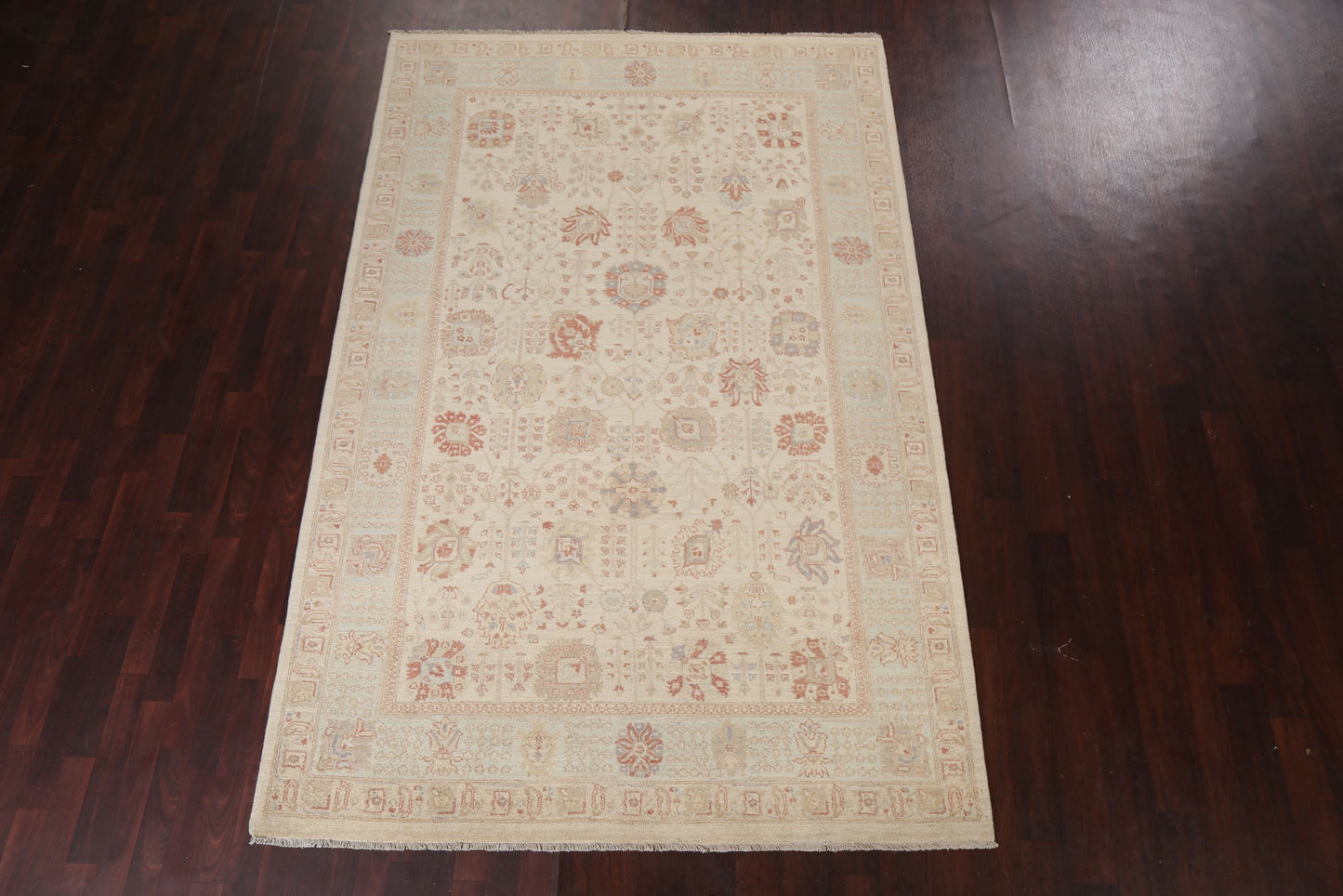 Vegetable Dye Peshawar Chobi Handmade Area Rug 6x10