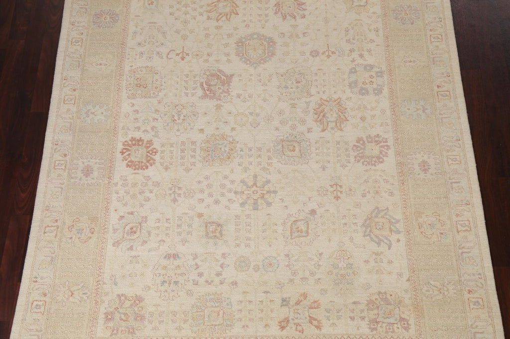 Vegetable Dye Peshawar Chobi Wool Area Rug 6x10