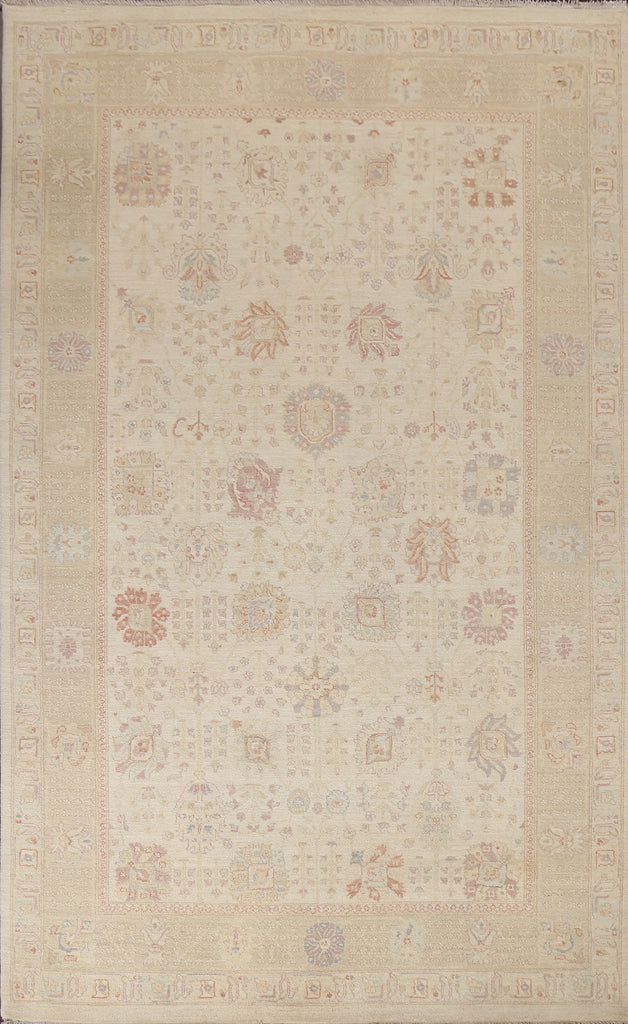 Vegetable Dye Peshawar Chobi Wool Area Rug 6x10