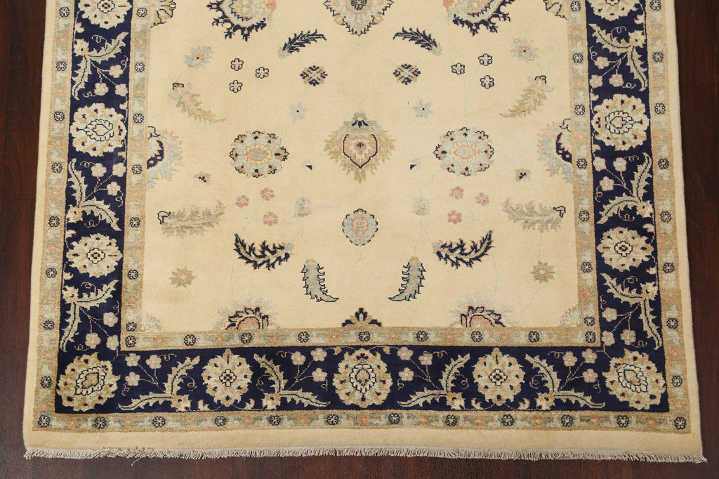 Vegetable Dye Peshawar Chobi Wool Area Rug 6x8