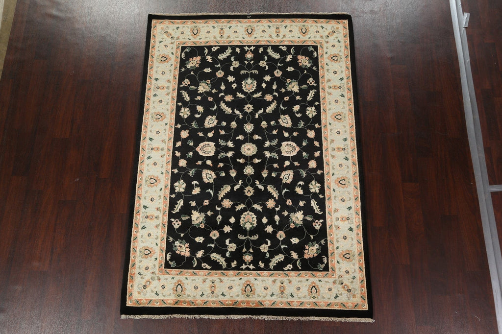 Vegetable Dye Peshawar Chobi Oriental Area Rug 6x8