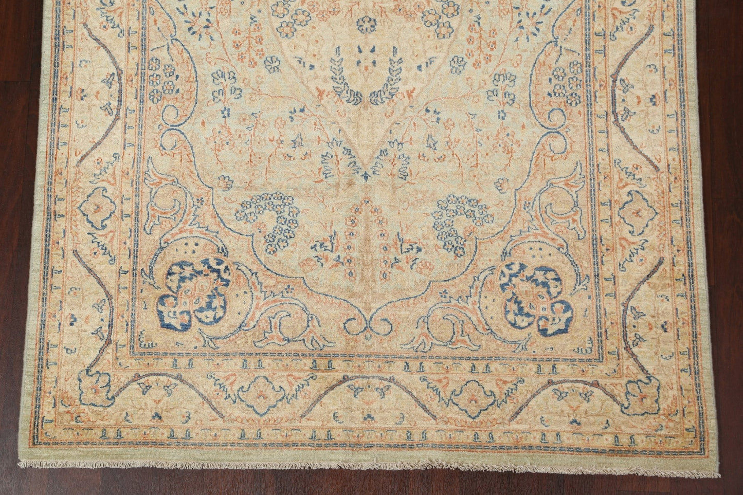 Vegetable Dye Peshawar Chobi Oriental Area Rug 6x8