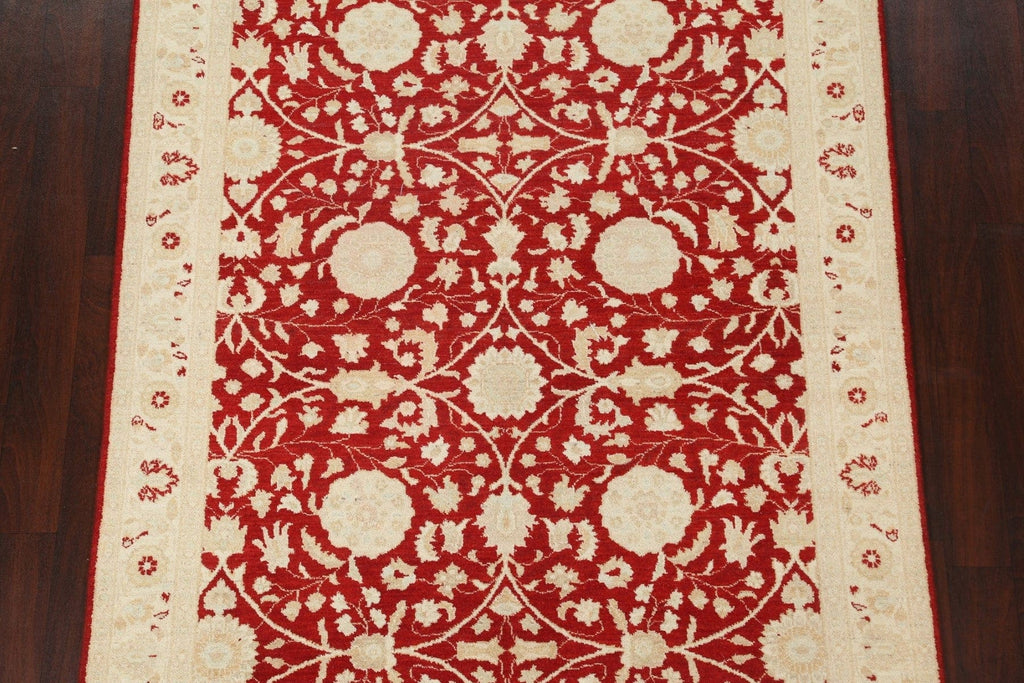 Vegetable Dye Peshawar Chobi Wool Area Rug 5x8