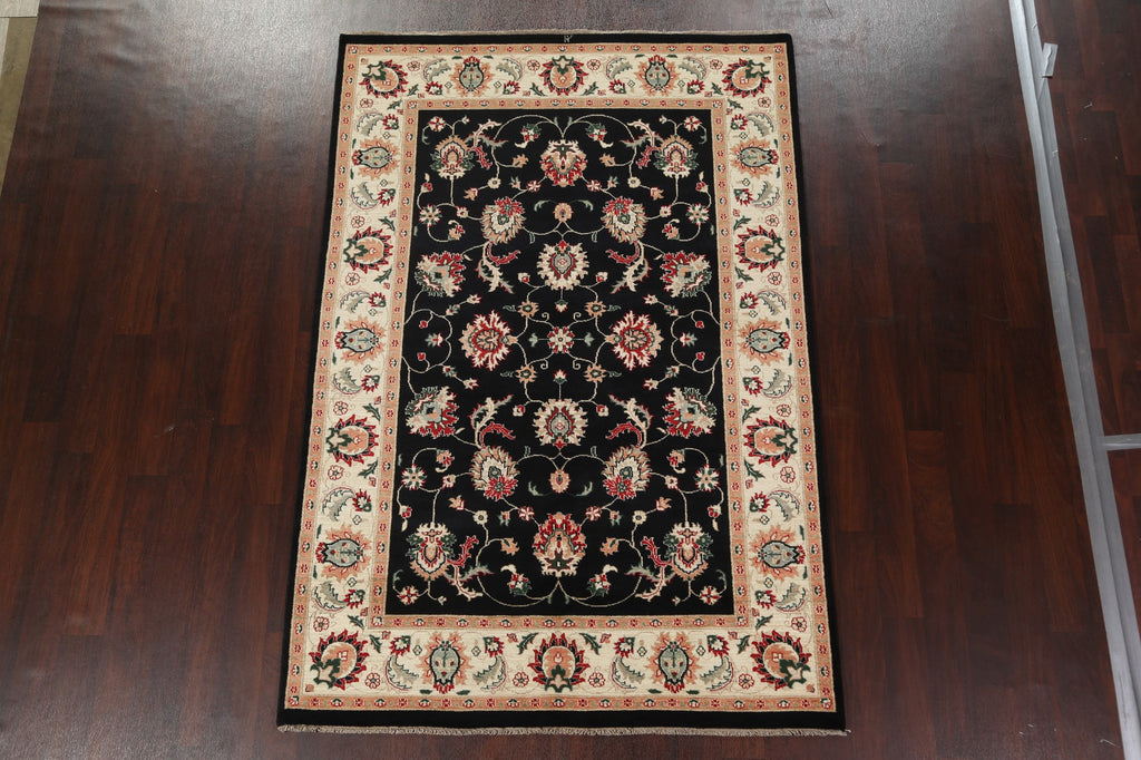 Vegetable Dye Peshawar Chobi Oriental Area Rug 6x8