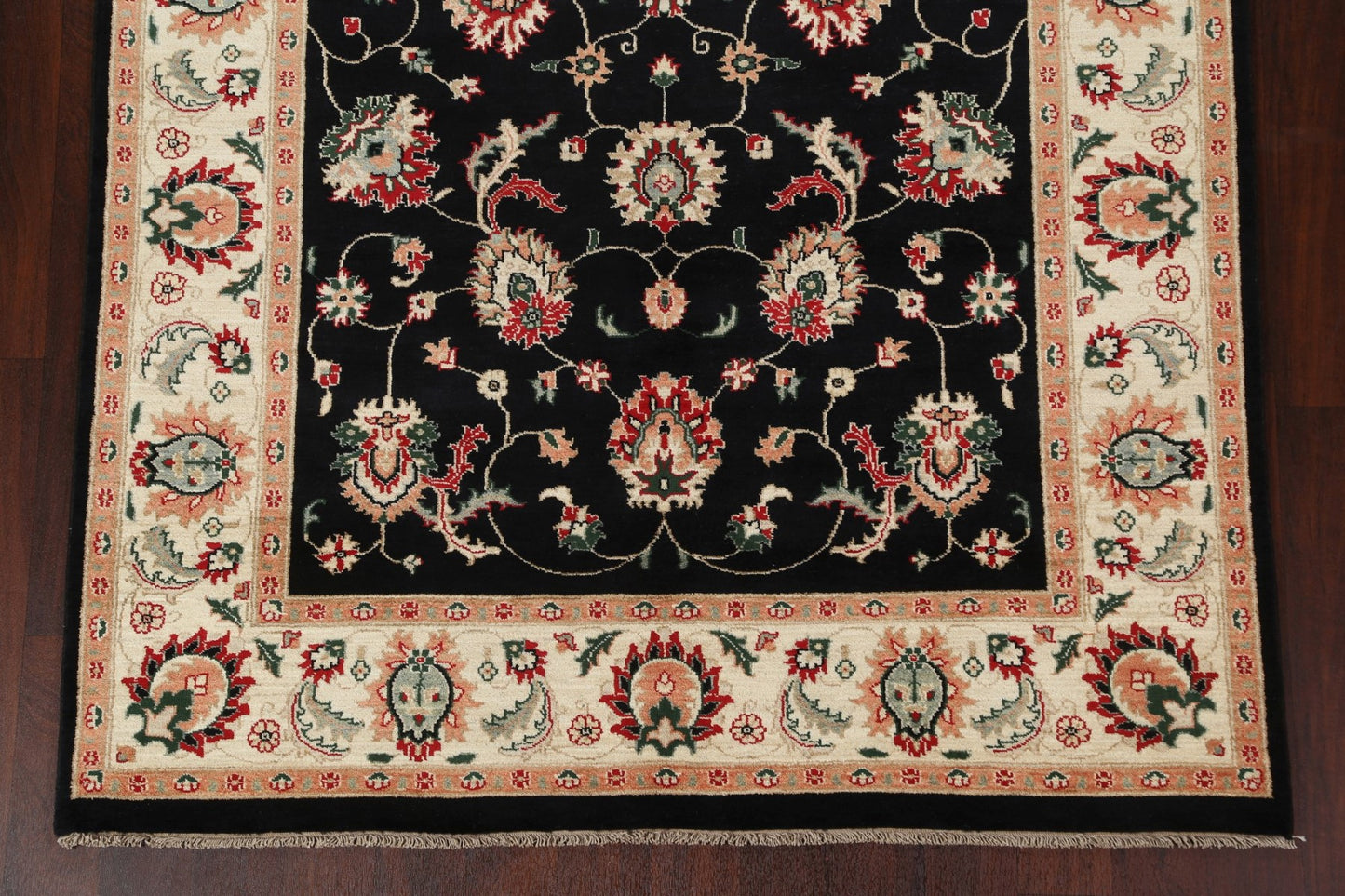 Vegetable Dye Peshawar Chobi Oriental Area Rug 6x8