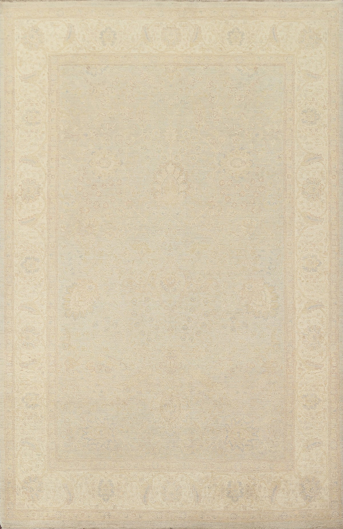 Vegetable Dye Peshawar Chobi Oriental Area Rug 6x8