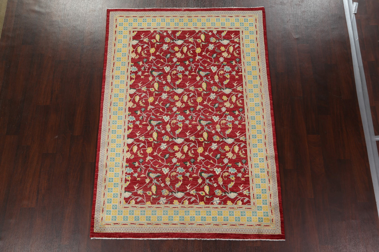 Vegetable Dye Ziegler Wool Area Rug 6x8