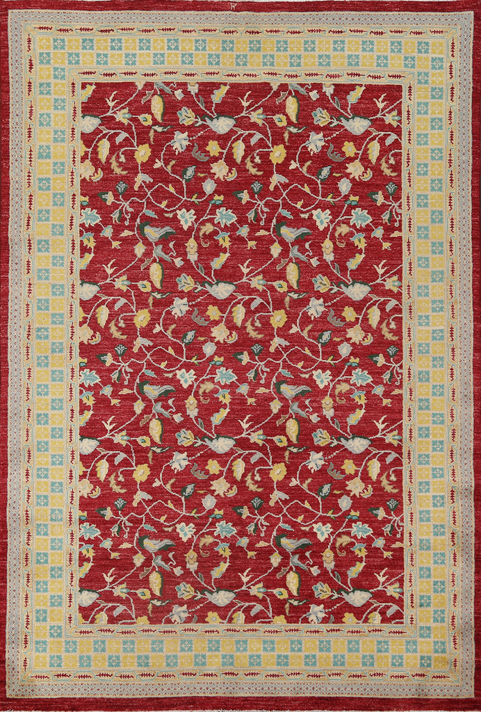 Vegetable Dye Ziegler Wool Area Rug 6x8