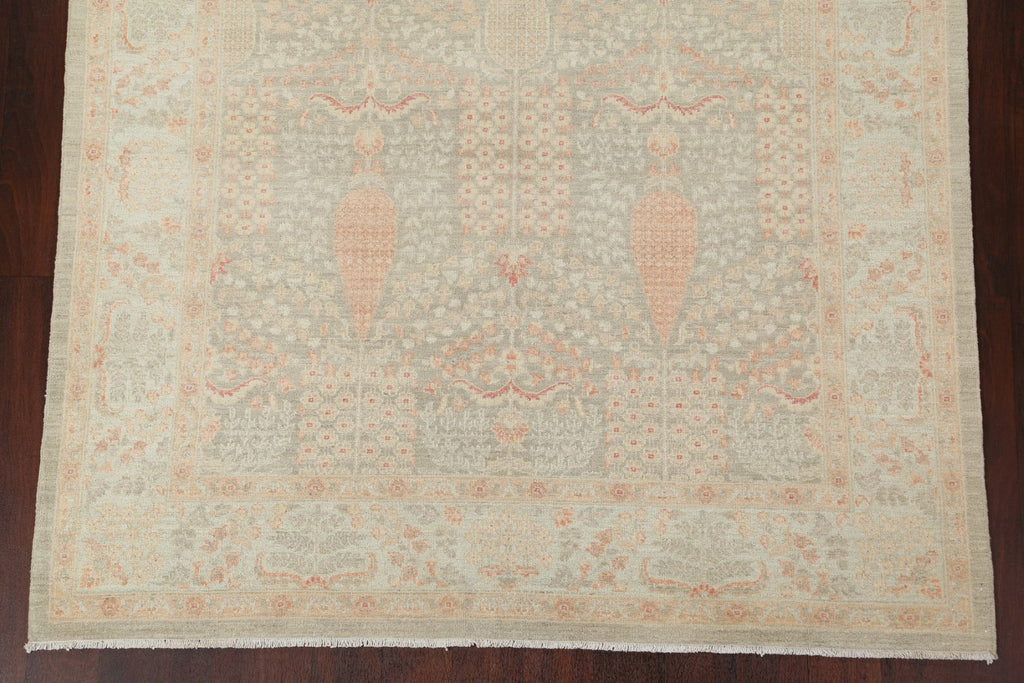 Vegetable Dye Peshawar Chobi Oriental Area Rug 6x8