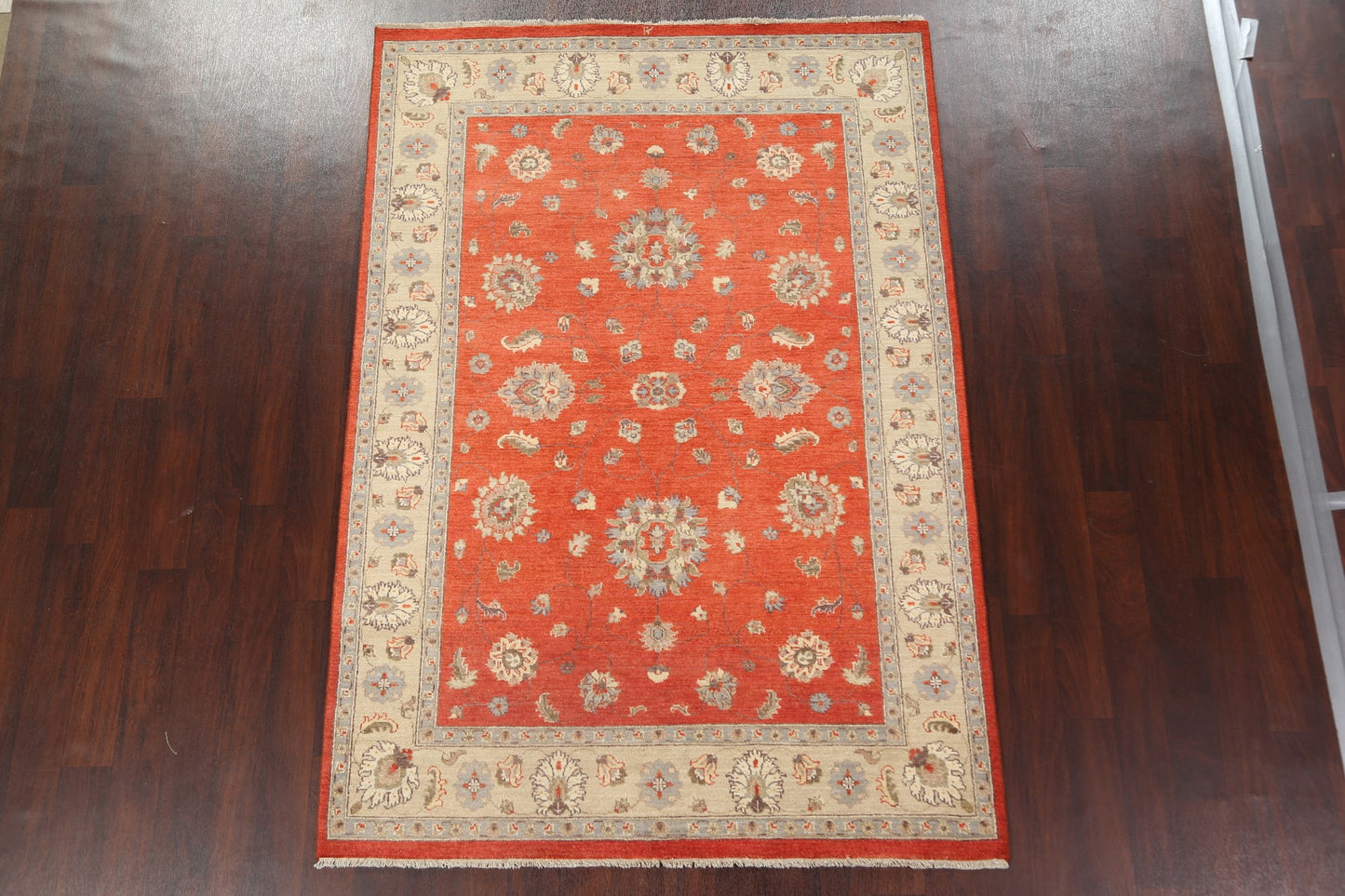 Vegetable Dye Peshawar Chobi Handmade Area Rug 6x8