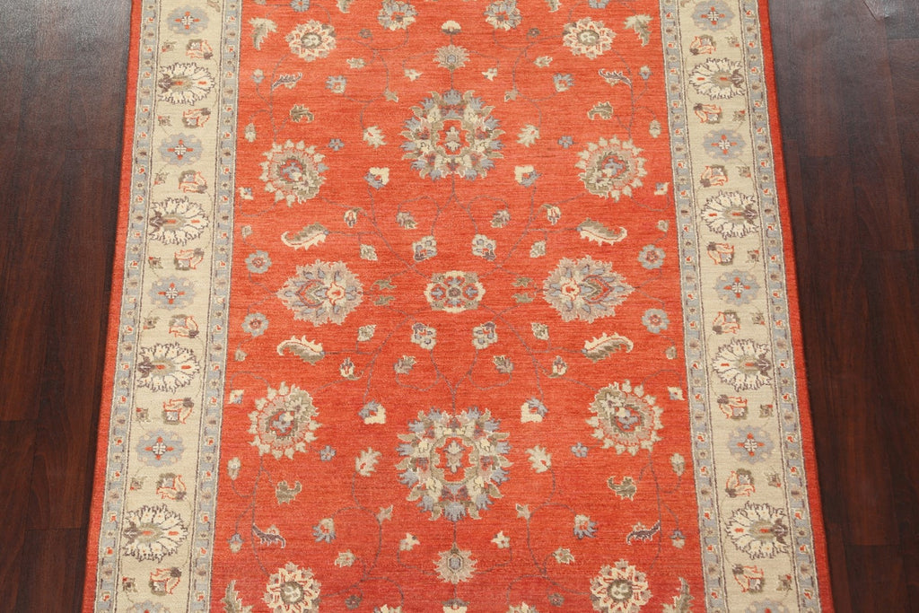 Vegetable Dye Peshawar Chobi Handmade Area Rug 6x8