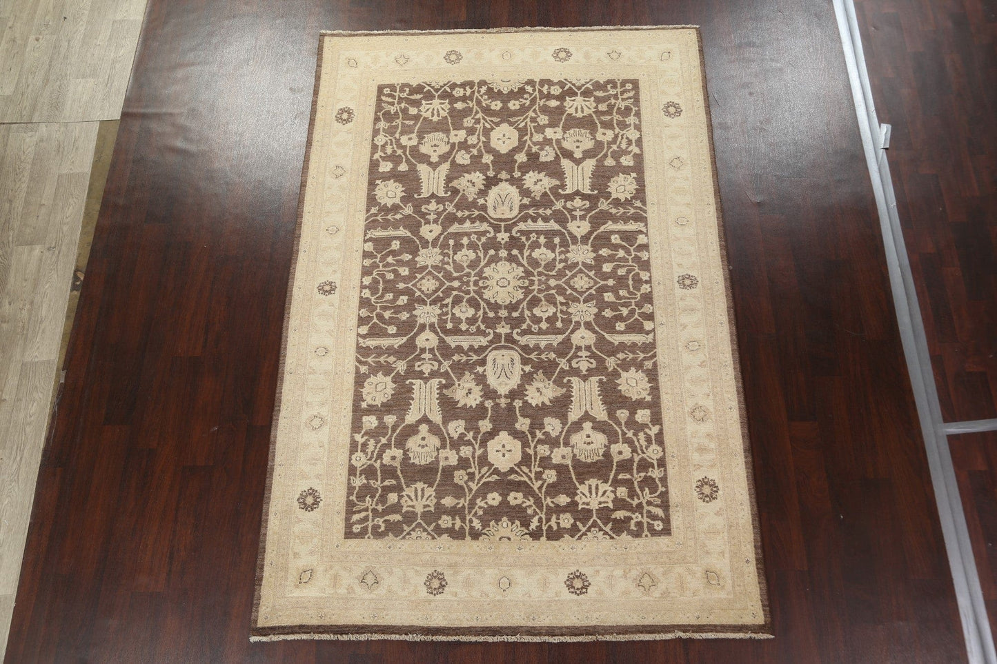 Vegetable Dye Peshawar Chobi Oriental Area Rug 7x10