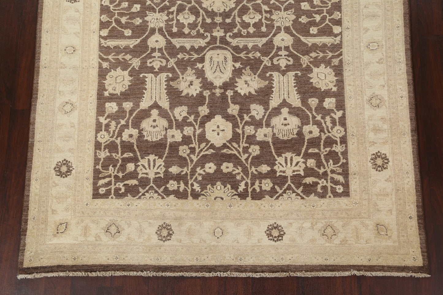 Vegetable Dye Peshawar Chobi Oriental Area Rug 7x10