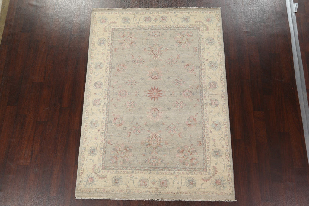 Vegetable Dye Peshawar Chobi Handmade Area Rug 6x8