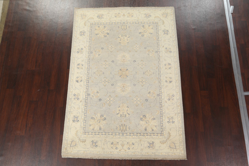 Vegetable Dye Peshawar Chobi Wool Area Rug 6x8