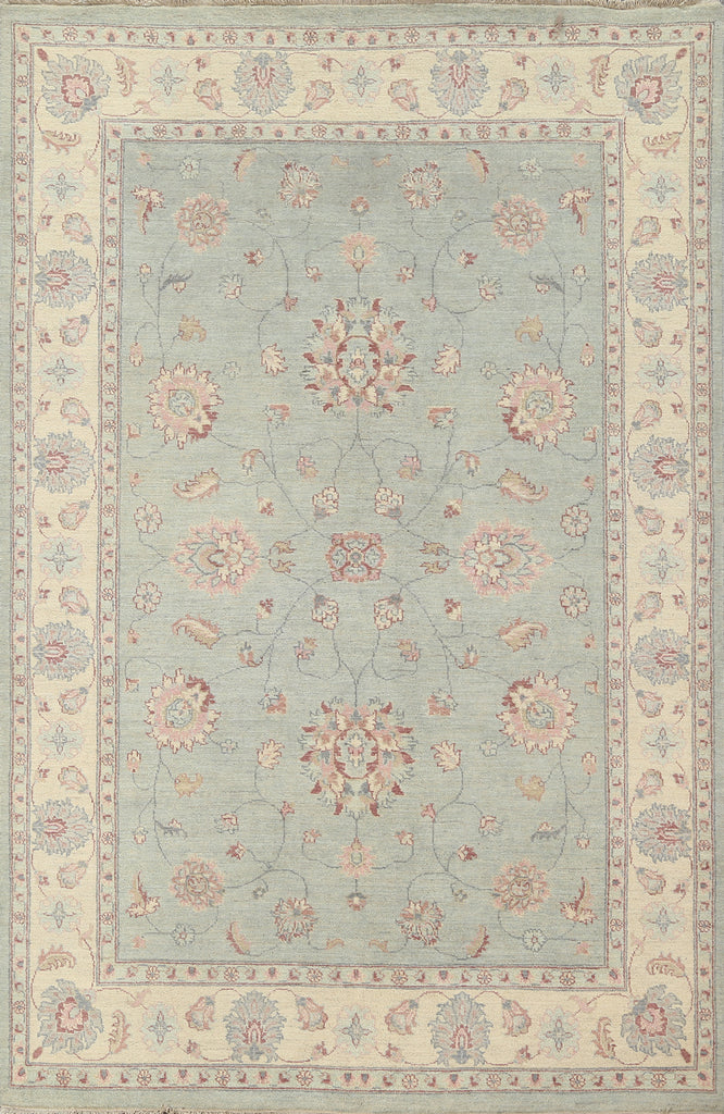 Vegetable Dye Peshawar Chobi Wool Area Rug 6x8