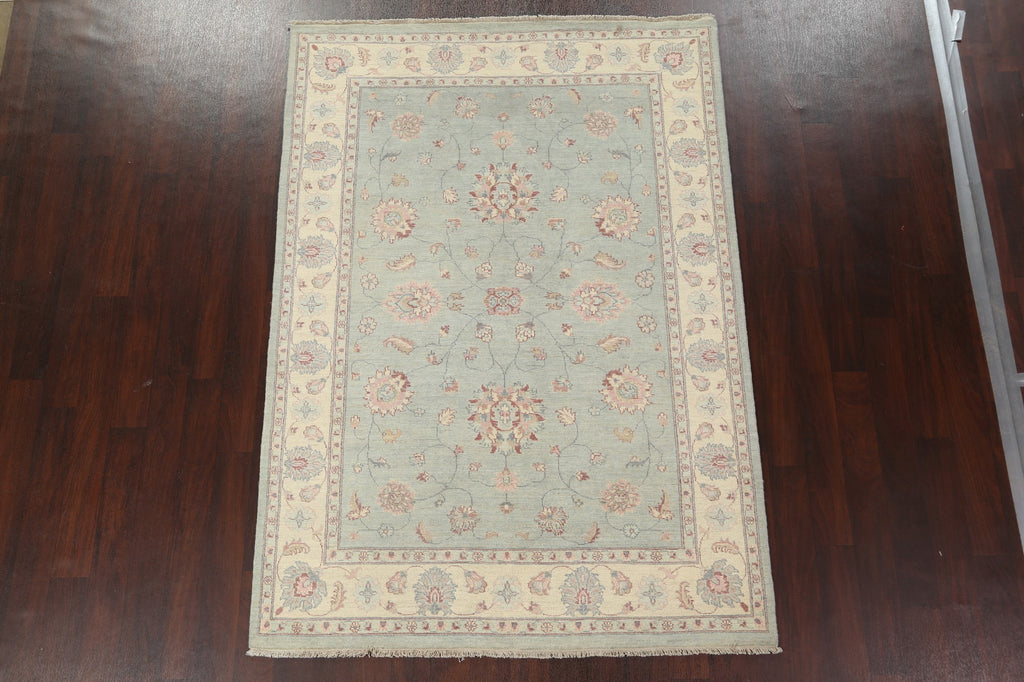 Vegetable Dye Peshawar Chobi Wool Area Rug 6x8